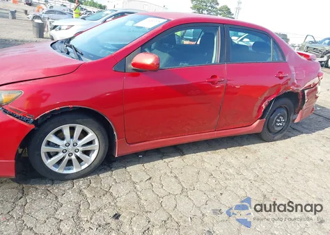 2009 Toyota Corolla S z USA, uszkodzony, nr VIN 2T1BU40E99C018239